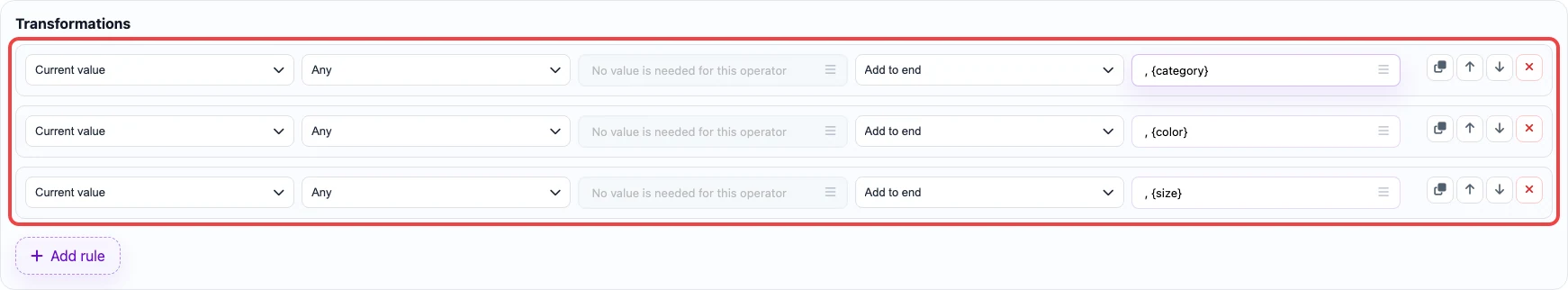 Open image larger Rules for building product tags