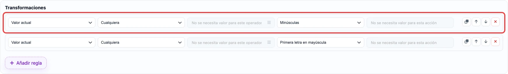 Abrir imagen en grande Regla Minúsculas para una descripción de producto
