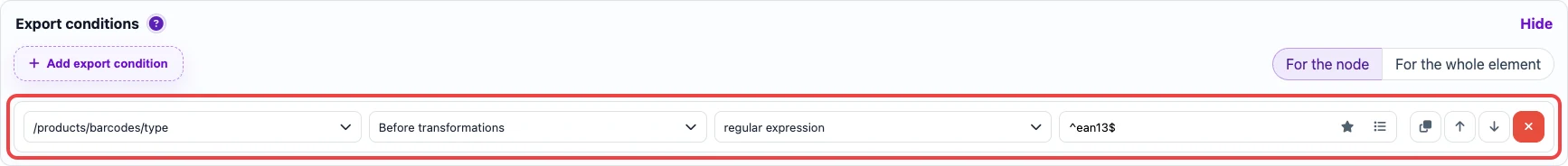 Open image larger JSON condition