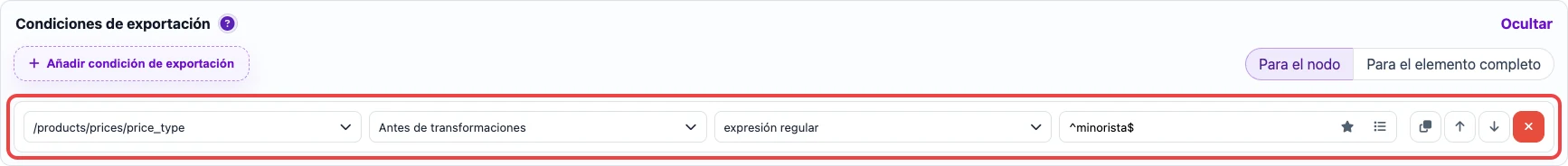 Abrir imagen en grande Condición JSON