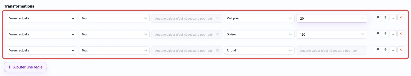 Ouvrir l’image en grand Règles pour calculer le montant de TVA depuis un prix TTC