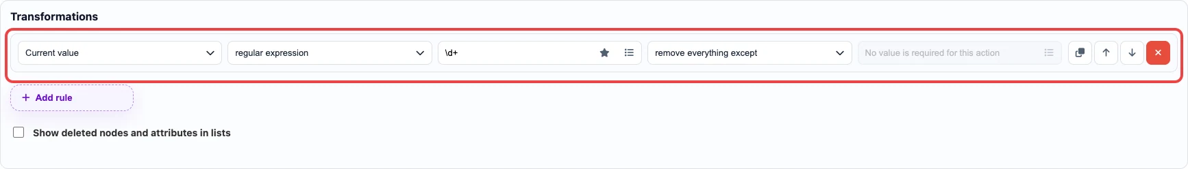 Rule for extracting day count from XML delivery_time