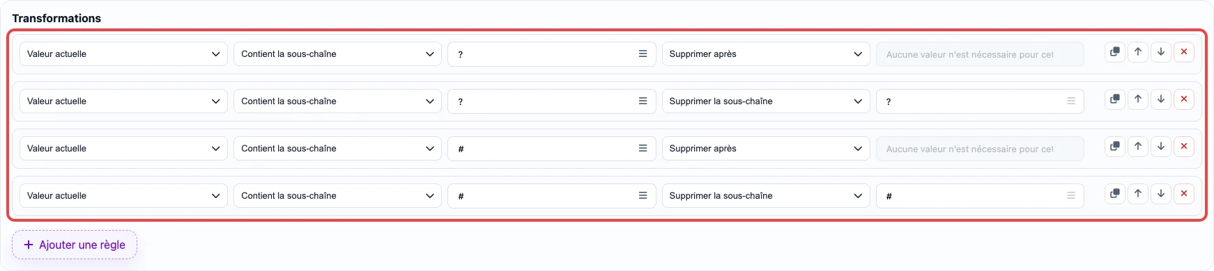 Ouvrir l image en grand Regles pour supprimer query string et fragment d une URL