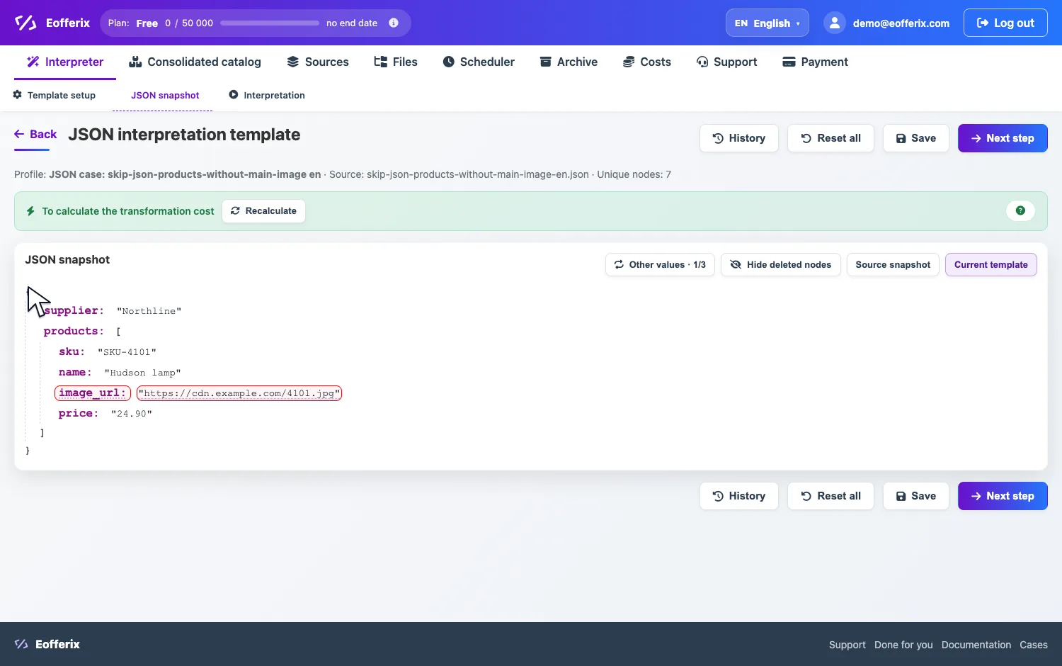 Open image larger Opening image_url in JSON