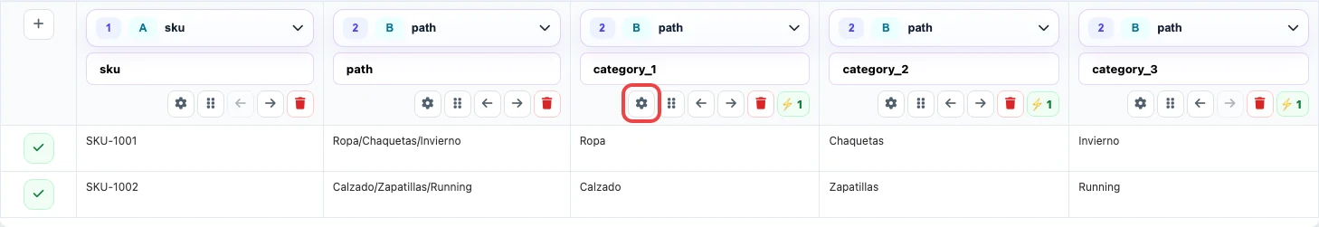 Apertura de los ajustes de category_1