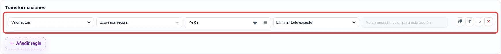Reglas para extraer el nombre desde el nombre completo