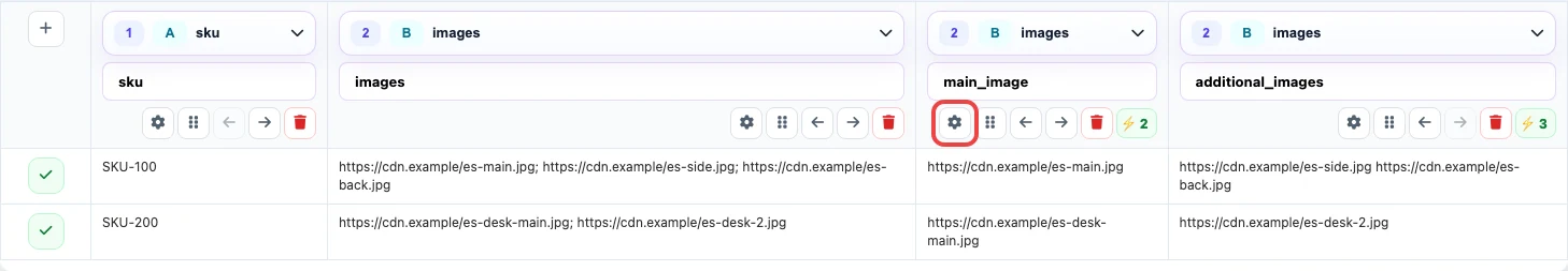 Configuración de main_image para una lista de imágenes