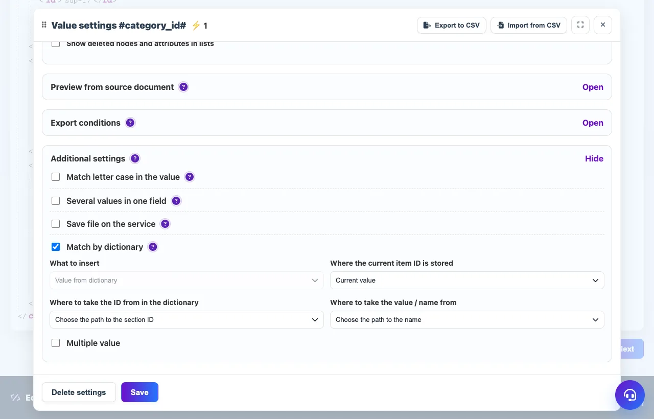 Animation of value mapping by lookup list in Eofferix