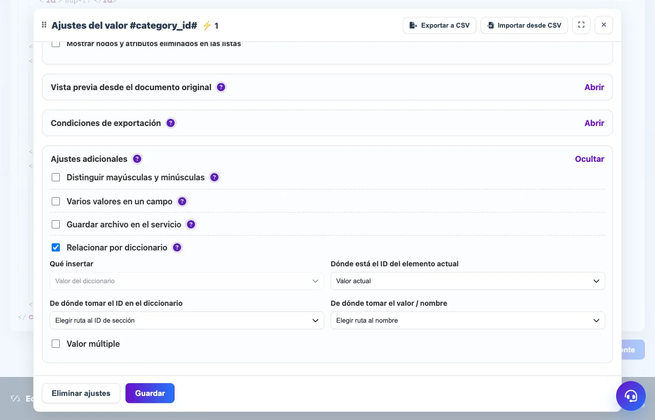 Animación de asignación de valor por lista de referencia en Eofferix
