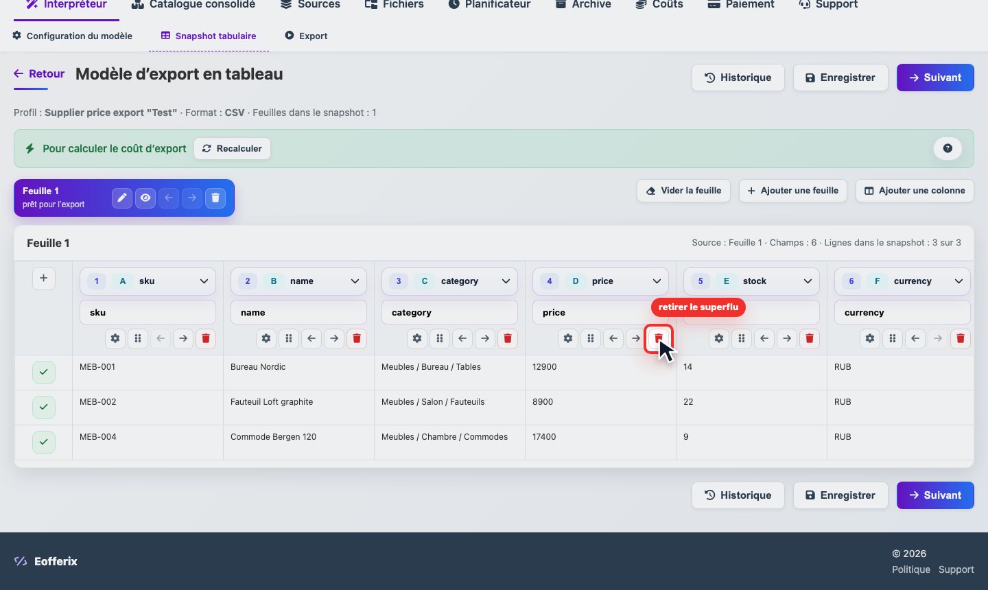 Animation de configuration de la transformation price avec une règle d’augmentation de 10 pour cent Animation de configuration de la transformation price avec une règle d’augmentation de 10 pour cent