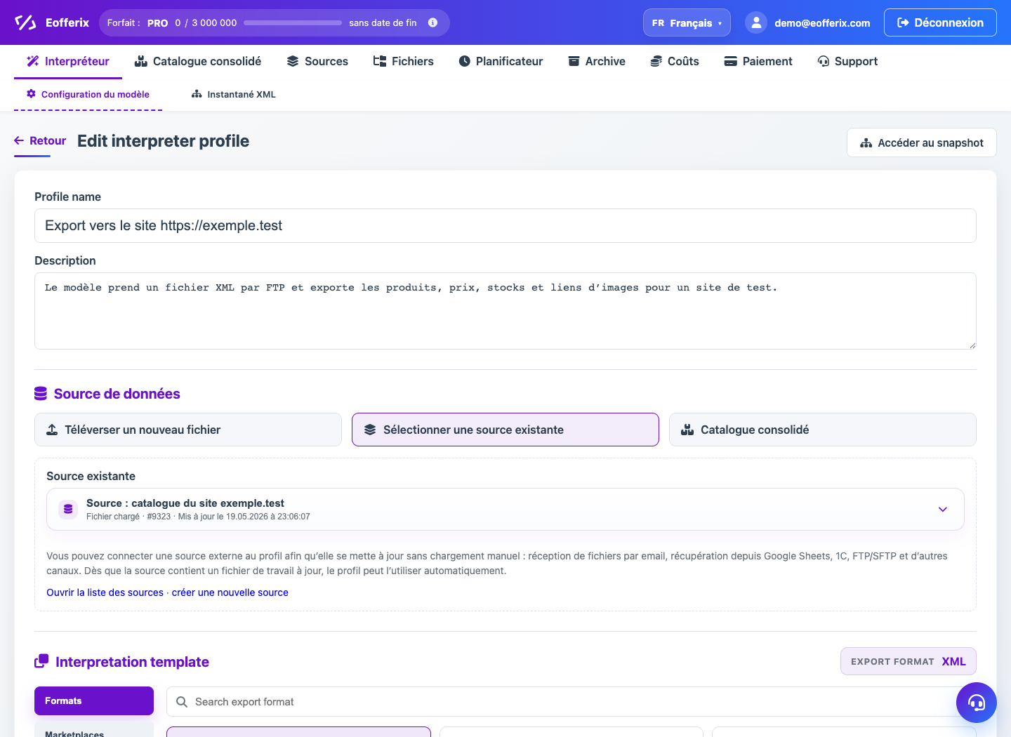 Profil API de baies sauvages — Eofferix