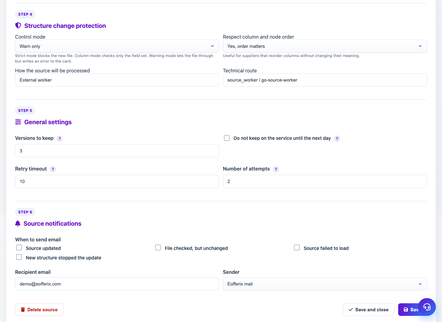 Schema Guard: source structure protection — Eofferix