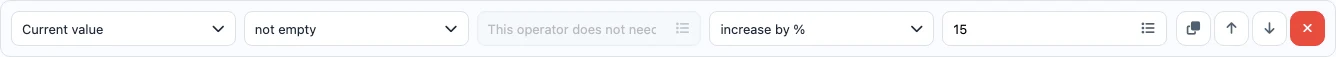 Step 2: calculate markup
