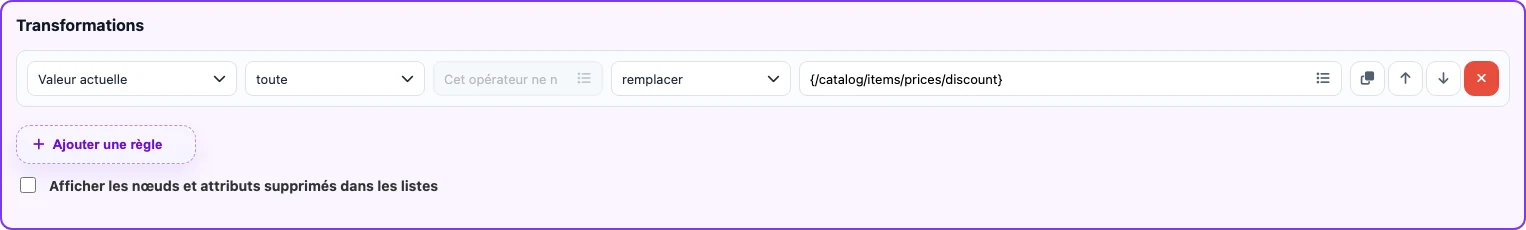 Remplir le nouveau noeud price depuis prices.discount