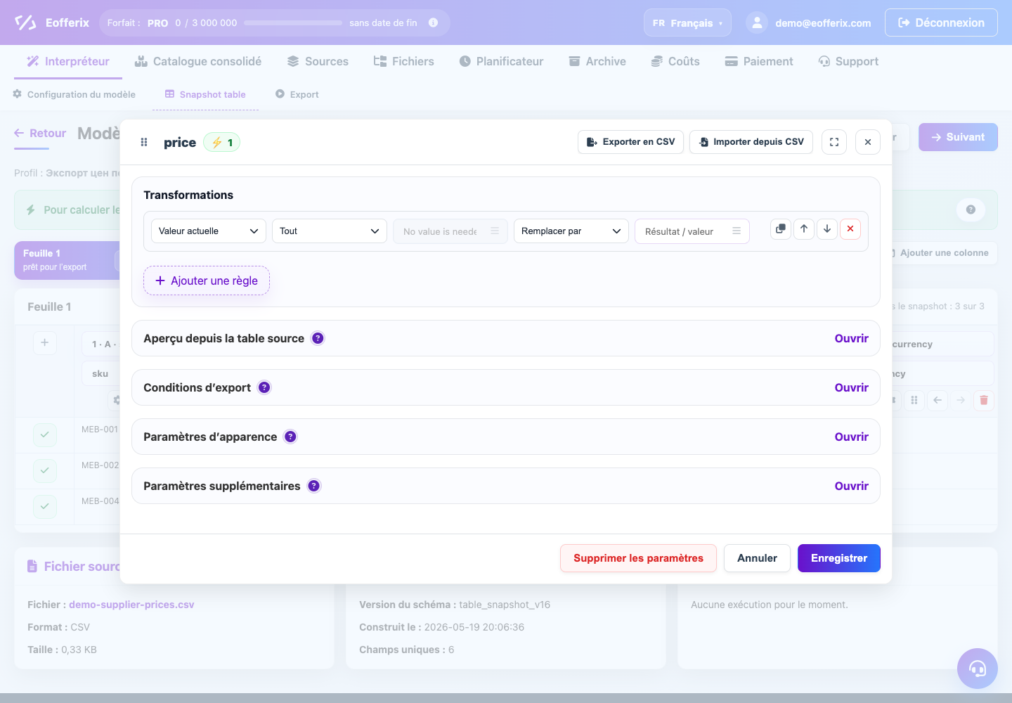 Comment diviser un champ en plusieurs valeurs — Eofferix