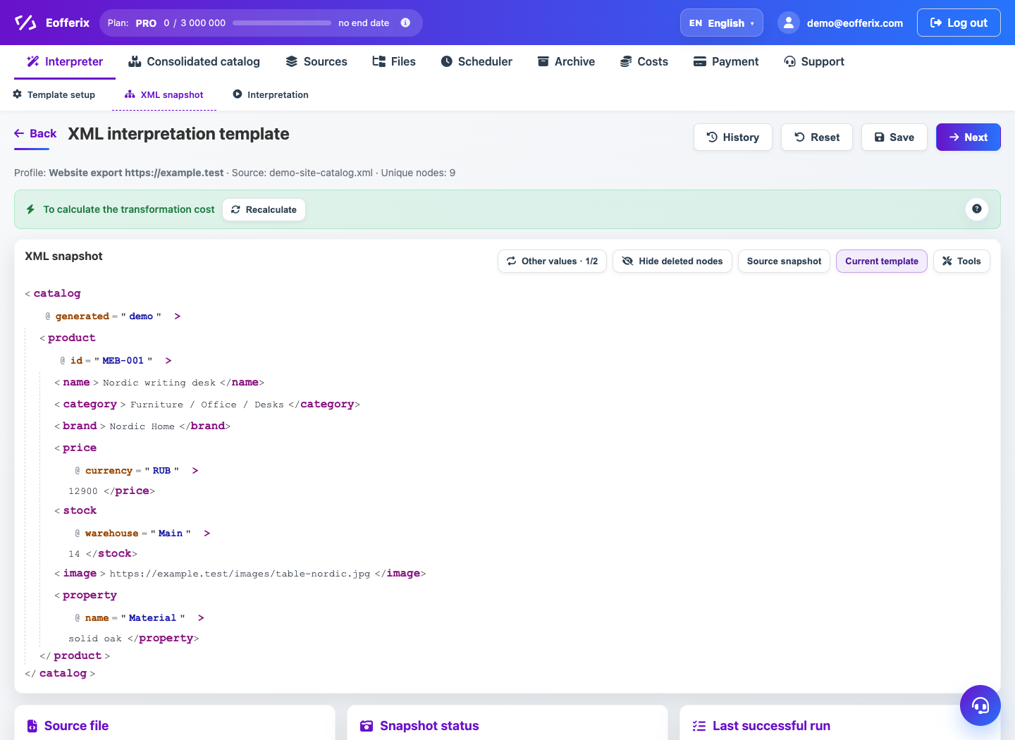 How to assemble a nested XML element — Eofferix