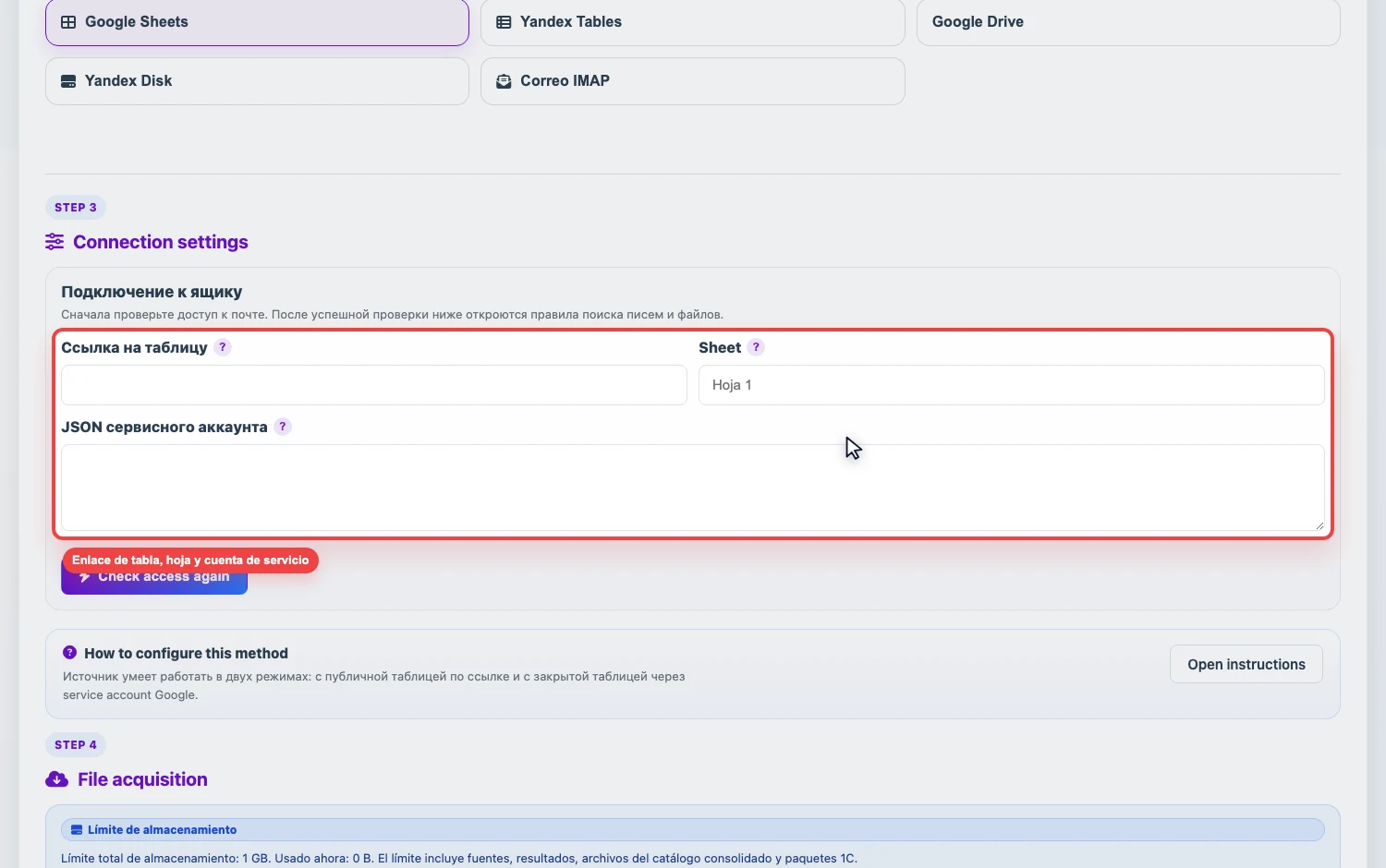 Abrir imagen ampliada Captura de los ajustes de fuente Google Sheets en Eofferix