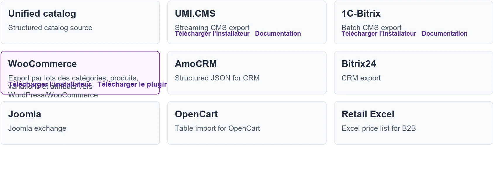 Ouvrir l’image en grand Application WooCommerce selectionnee dans Eofferix